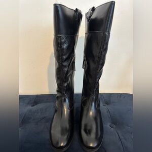 Vince Camuto Women's Selpisa Extra Wide Calf Leather Tall Knee-High Boots